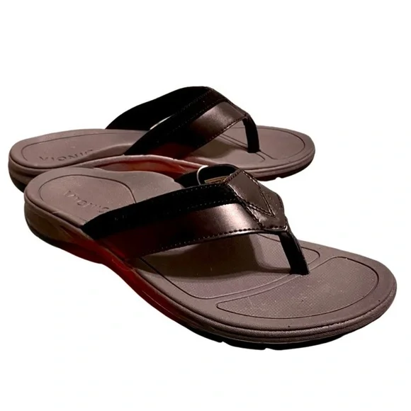 Vionic | Shoes | Vionic Dennis Black Leather And Suede  display picture 2